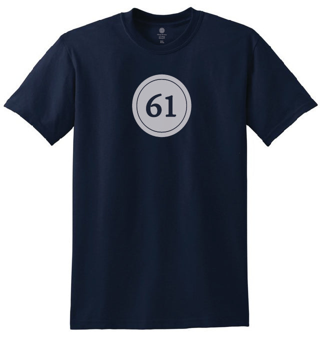 Navy Oval Tee